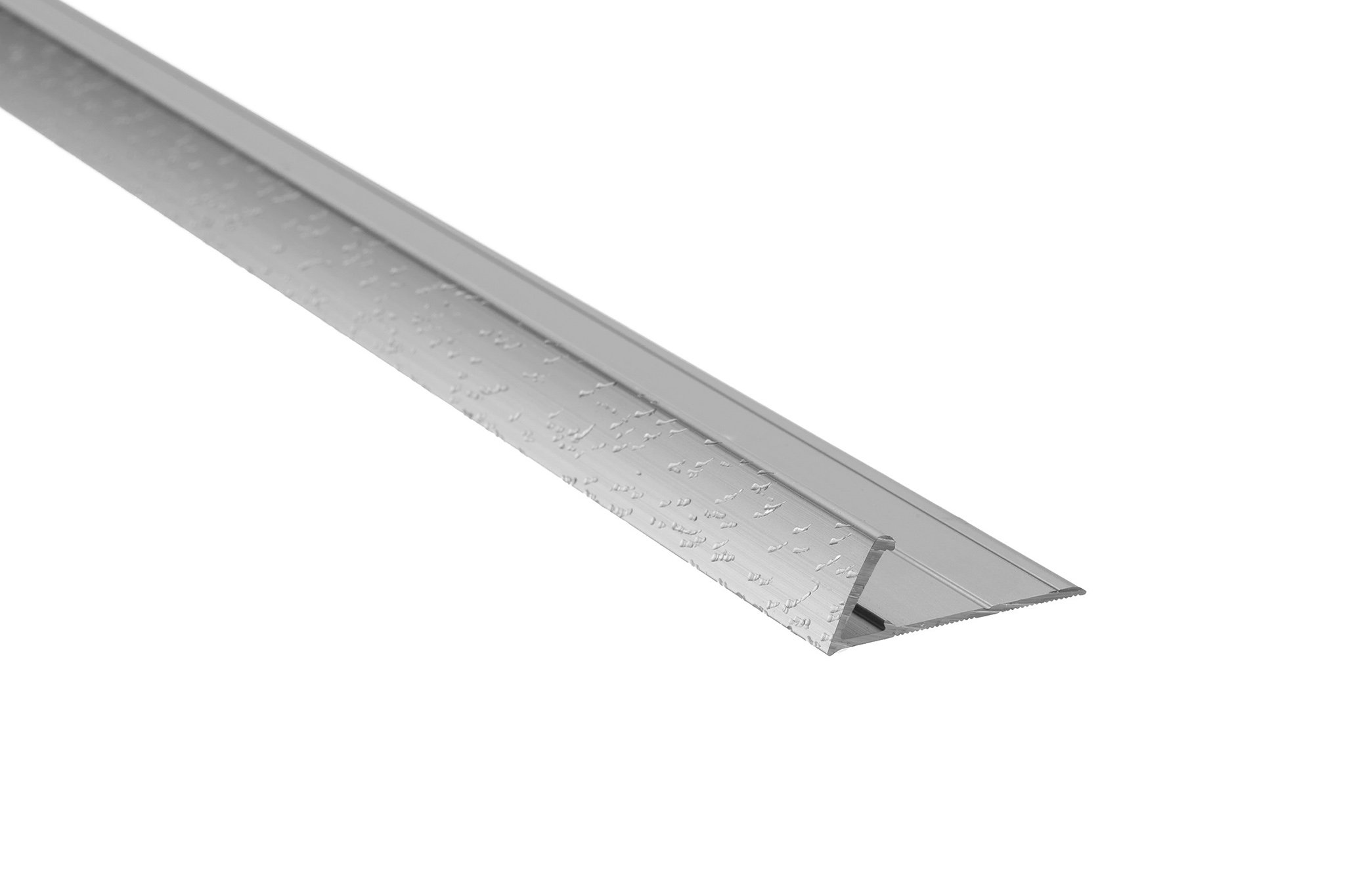 Heavy-Duty Aluminum Tapdown - Pinless - Hammered Silver (HSI) - 5/8 in. (16 mm) x 12 ft. (3.7 m)
