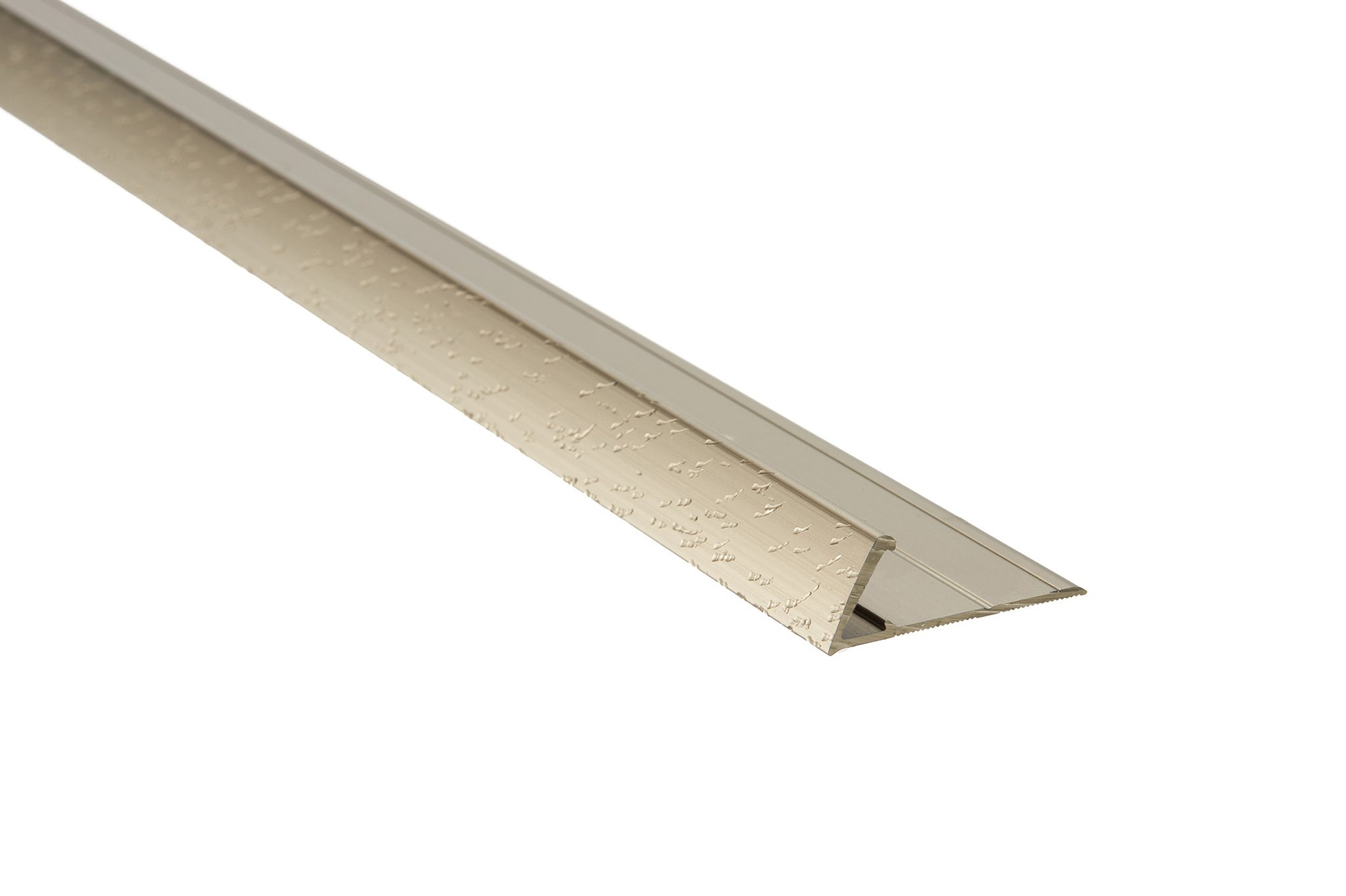 Heavy-Duty Aluminum Tapdown - Pinless - Hammered Titanium (HTI) - 5/8 in. (16 mm) x 12 ft. (3.7 m)