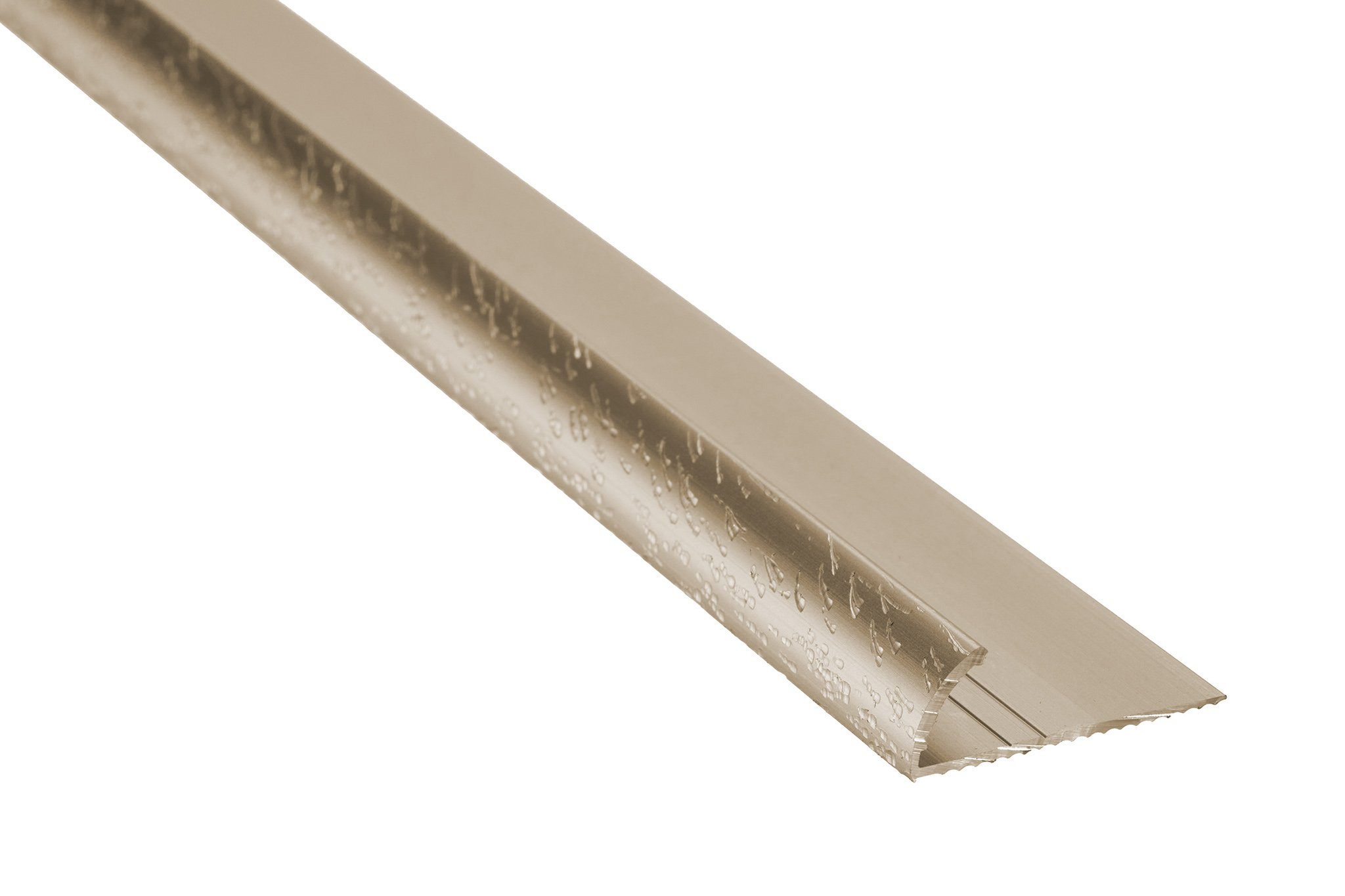 Aluminum Tapdown - Pinless - Residential - Hammered Titanium (HTI) - 1/2 in. (12.5 mm) x 12 ft. (3.7 m)