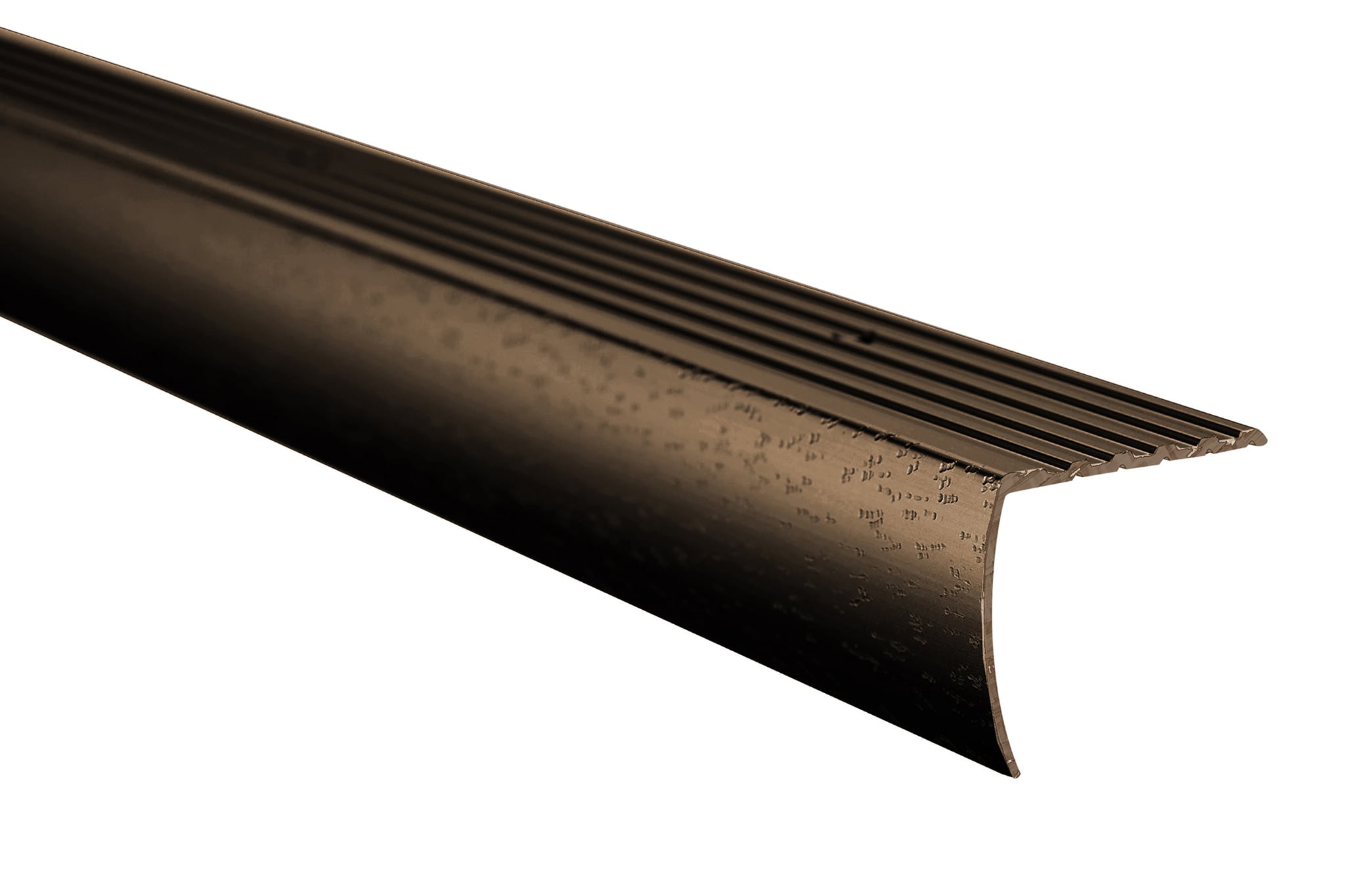 Aluminum Stair Nosing - Hammered Antique Bronze (HAB) - 1-1/8 in. (28.5 mm) x 12 ft. (3.7 m)