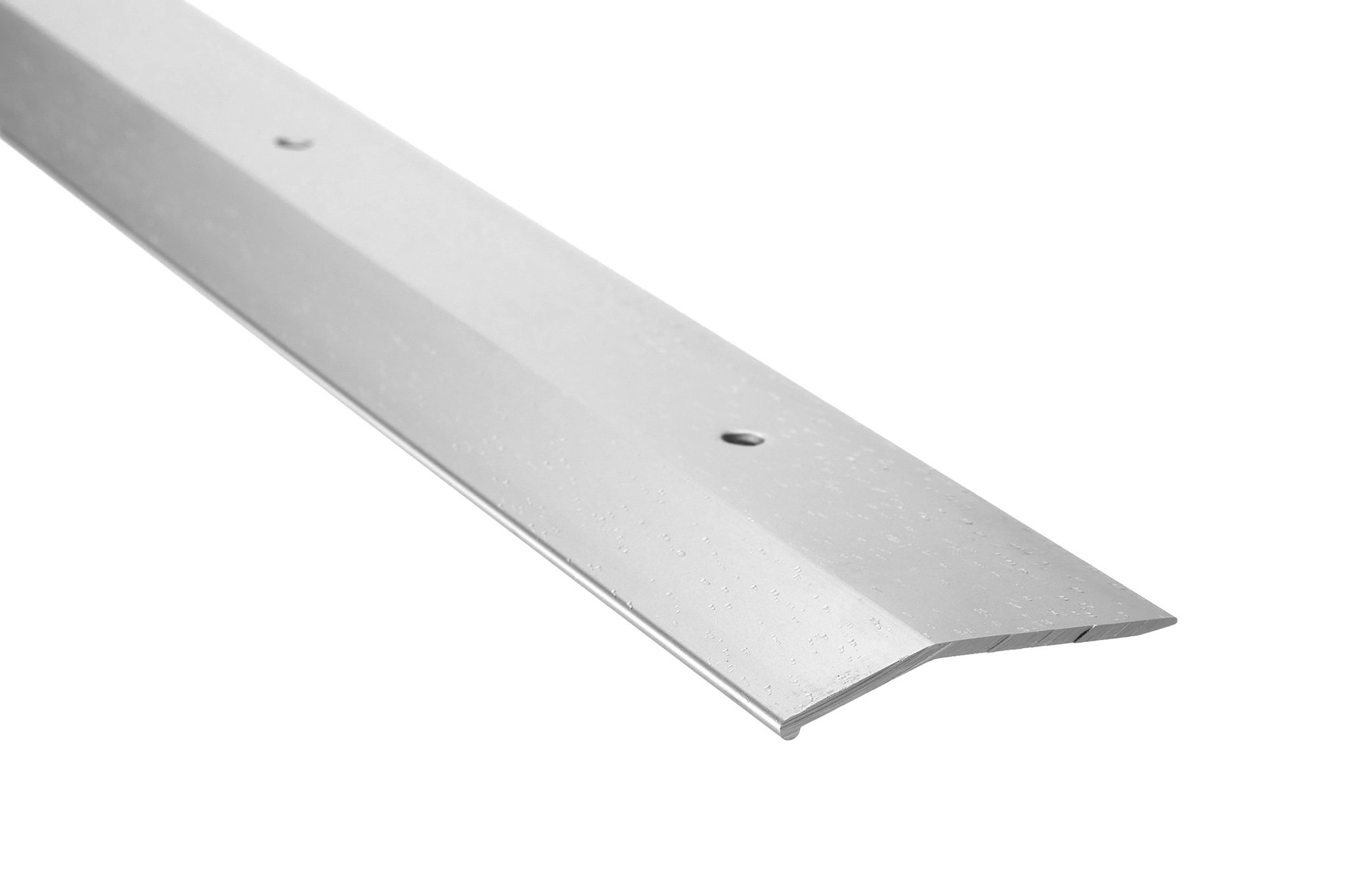 Aluminum Bevel Bar - Commercial - Hammered Silver (HSI) - 2 in. (51 mm) x 12 ft. (3.7 m)