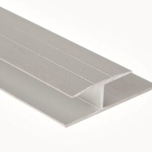 Metal Laminate Expansion Joint (Divider) - Satin Clear Anodized (SCA) - 5/16 in. (8 mm) x 8 ft. (2.4 m) LM1002SCA08