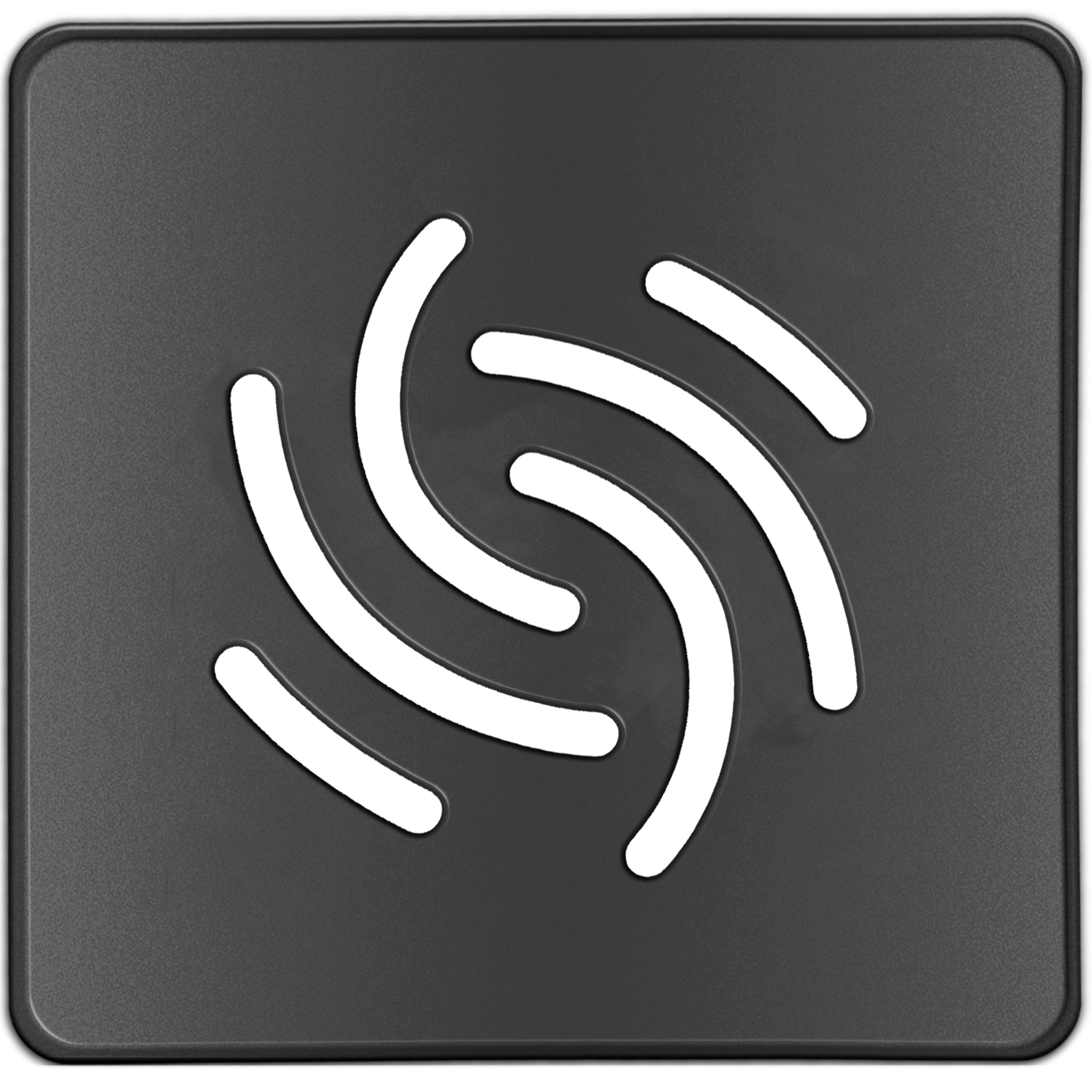 PRO-SELECT[MD] – grille de drain standard – 10,2 cm x 10,2 cm (4 po x 4 po) - motif Fleur - Noir mat