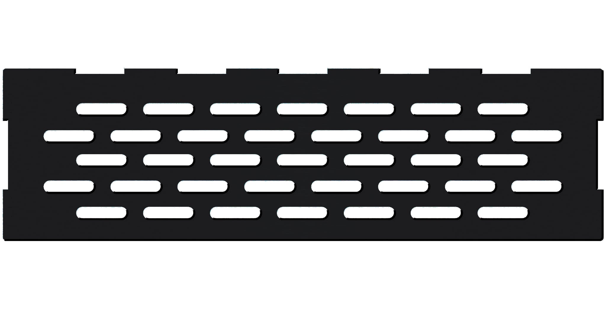 PRO-SELECT[MD] – Tablette de niche – 30 cm (11 ⅞ po) x 9 cm (3 ⅜ po) – motif Héritage – noir mat