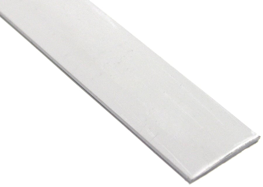 Rails en PVC pour planchers – Blanc (WHT) – 12,5 mm (1/2 po) x 3,7 m (12 pi)